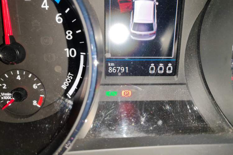 Used Volkswagen Tiguan L New Energy 2019 430 PHEV Hybrid Flagship Model Odometer Close Up