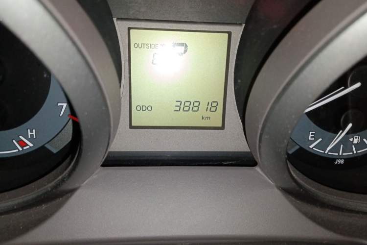 Used Toyota Prado  Odometer Close Up