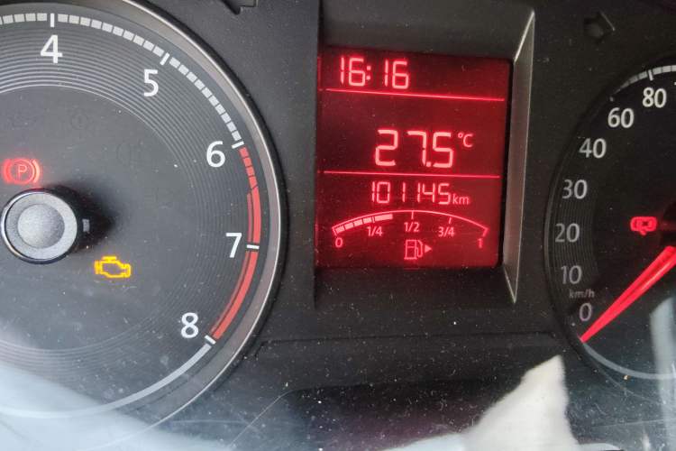 Used Volkswagen Santana 2021 1.5L Manual Fashion Edition Odometer Close Up