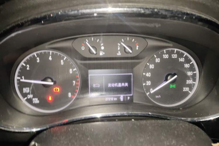 Used Buick Encore 2016 18T Automatic Two-Wheel Drive Urban Elite Model Instrument Cluster