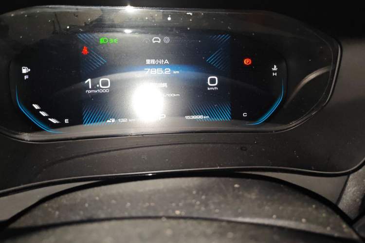 Used Wuling Victory 2022 280T 1.5T CVT Flagship Edition Odometer Close Up