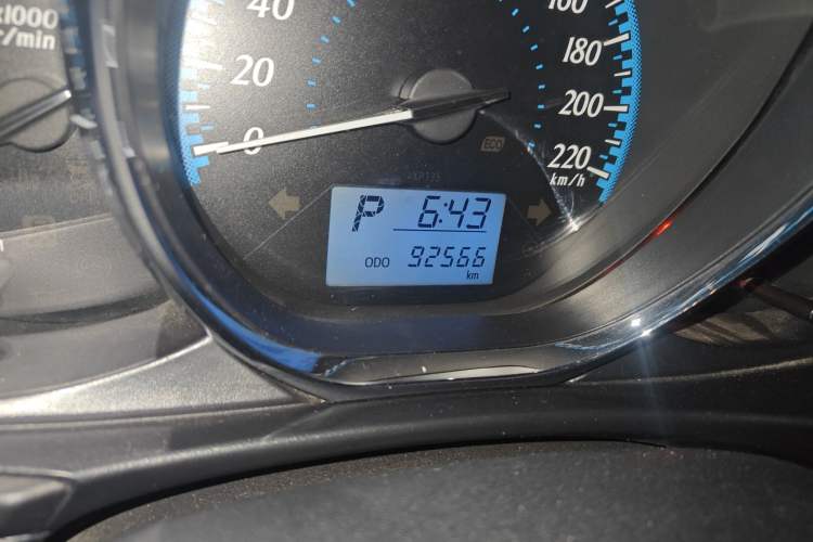 Used Toyota YARiS L Zhi Xiang 2019 1.5E CVT Dynamic Edition China VI compliant Odometer Close Up