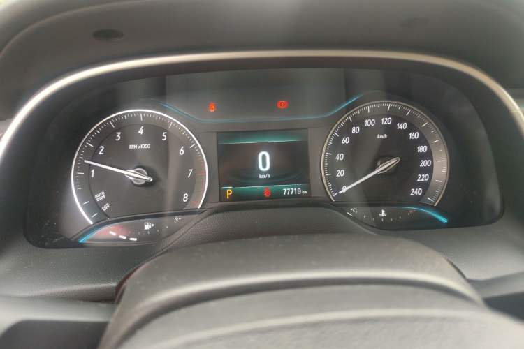 Used Buick GT 2019 15T Dual-Clutch Connected Elite Model China VI Odometer Close Up