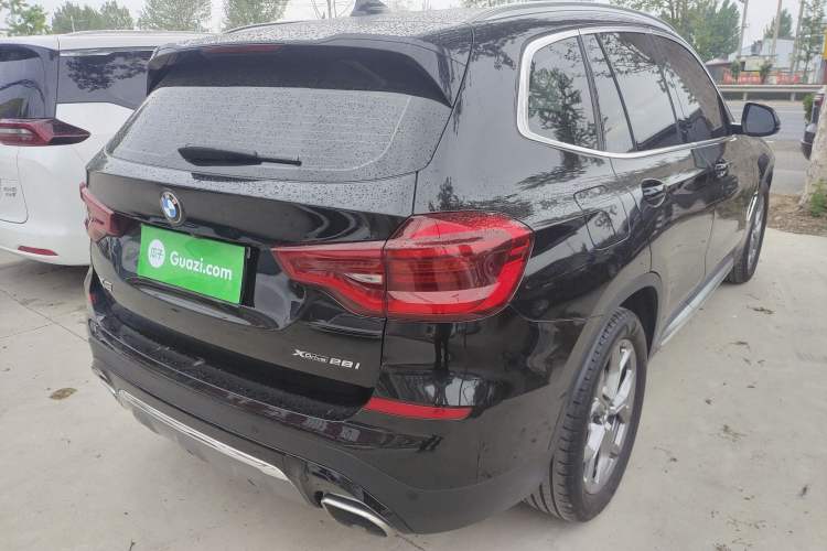 Used BMW X3 2021 xDrive28i Luxury Package Rear Right 45 Deg