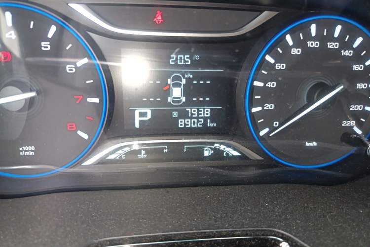 Used GAC Trumpchi GS4 2018 235T Automatic Two-Wheel Drive Luxury Smart Connectivity Version Odometer Close Up