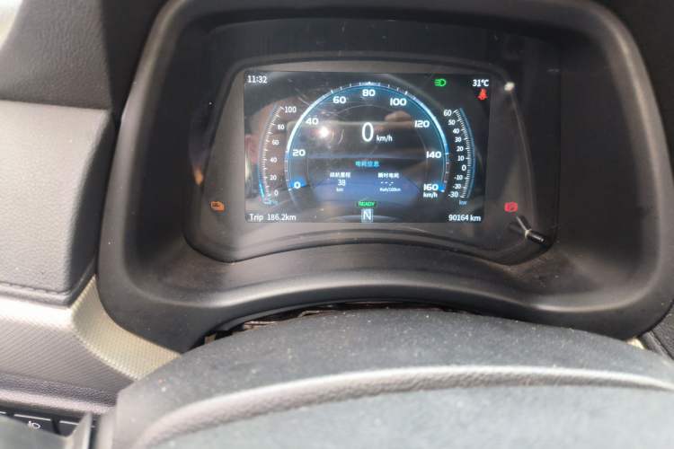 Used NETA N01 2020 430e Odometer Close Up