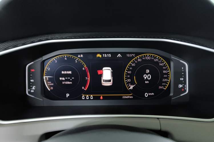 Used Volkswagen Tayron 2023 280TSI Two-Wheel-Drive Luxury Plus Advanced Version Instrument Cluster