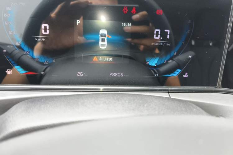 Used CHANGAN Eado 2021 PLUS 1.6L GDI CVT Luxury Model Odometer Close Up