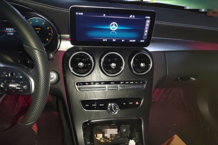 Used Mercedes-Benz C-Class 2021 C 260 L Sport Edition Star Collection Audio And AC Panel