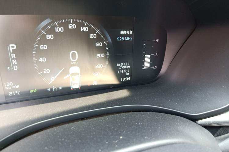 Used Volvo XC60 2018 T4 Zhiyi Edition Odometer Close Up