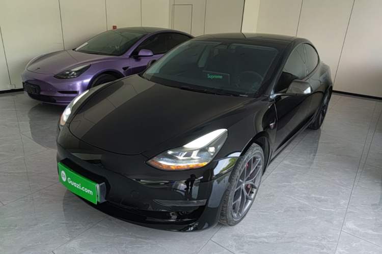 Used Tesla Model 3 2021 Revised Performance Version with All-Wheel Drive 3D1