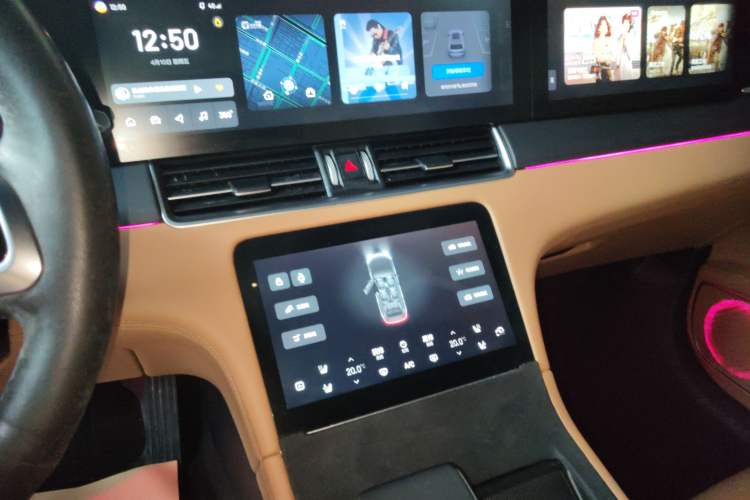 Used Li Auto ONE 2021 Extended-Range 6-Seater Version Audio And AC Panel