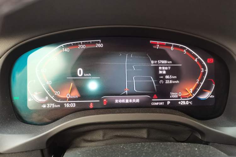 Used BMW X3 2022 xDrive30i Luxury Model M Night Sky Package Instrument Cluster