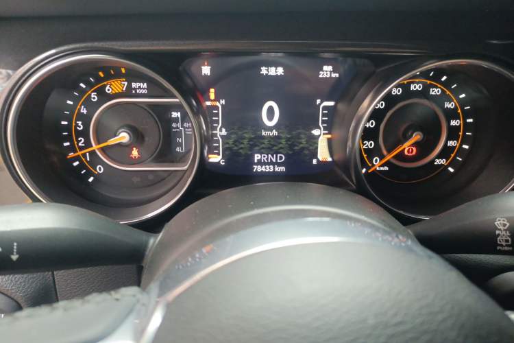 Used Jeep Wrangler 2022 2.0T High Altitude Four-Door Edition Instrument Cluster