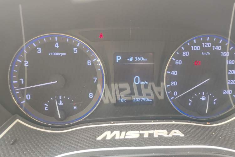 Used Hyundai Mistra 2017 1.8L Automatic Smart GLS China V Standard Instrument Cluster