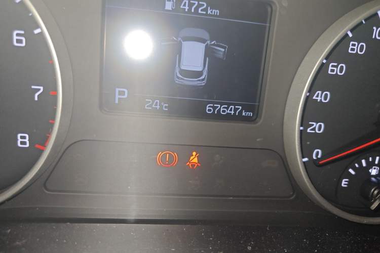 Used Kia KX3 2020 1.5L CVT Trend Edition Odometer Close Up