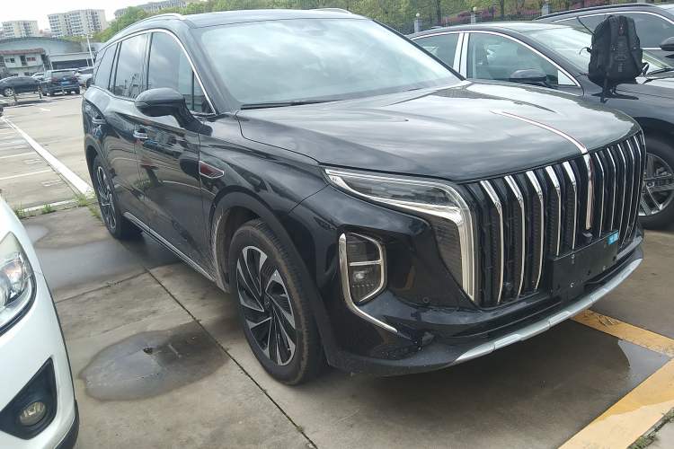 Used Hongqi HS7 PHEV 2024 2.0T PHEV Four-Wheel Drive Flagship Edition 6 Seats Front Right 45 Deg