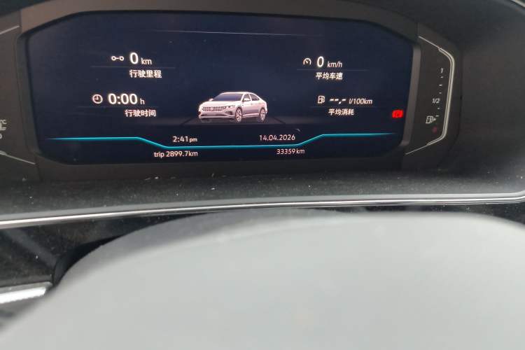 Used Volkswagen Passat 2023 Revised 330TSI Elite Edition Odometer Close Up