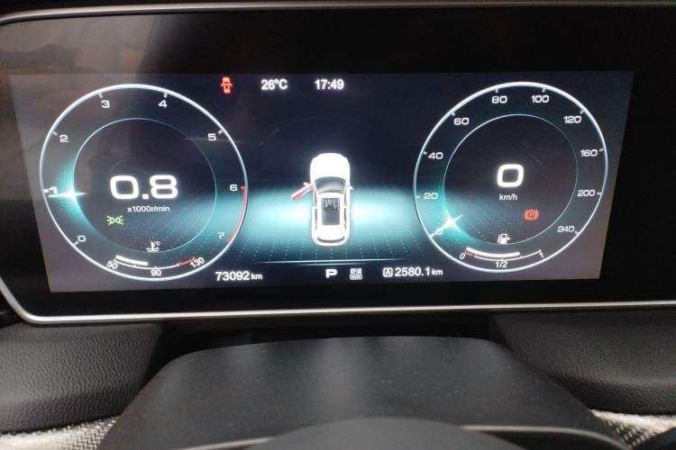 Used Hongqi HS5 2019 2.0T Smart Connect Flagship All-Wheel-Drive Version Instrument Cluster