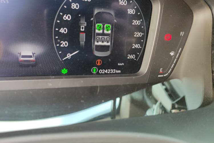 Used Honda Civic 2023 HATCHBACK 240TURBO CVT Zhiyue Edition Odometer Close Up