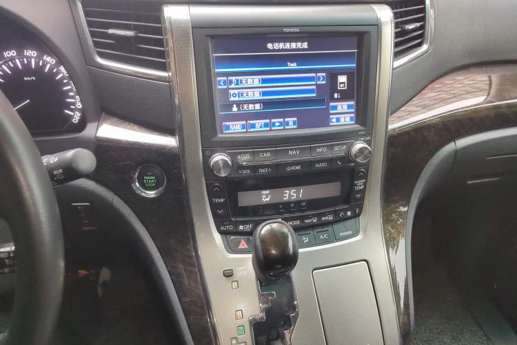 Used Toyota Alphard 2012 3.5L Luxury Edition Audio And AC Panel