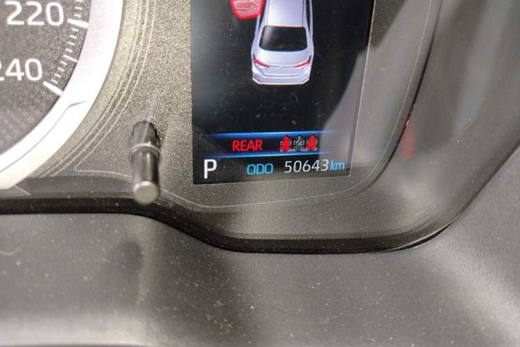 Used Toyota Allion 2021 2.0L Luxury Edition Odometer Close Up