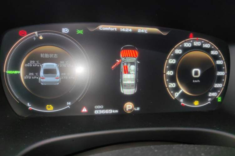 Used Geely Auto Emgrand GT New Energy 2018 1.5T PHEV Yao Ling Edition Instrument Cluster
