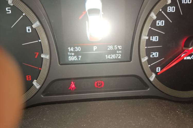 Used GAC Trumpchi GA6 2016 235T DCT Luxury Edition Odometer Close Up