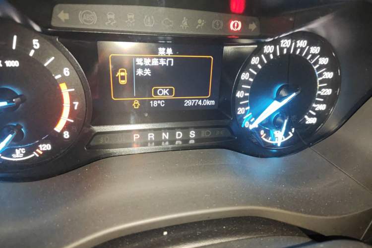 Used Ford Mondeo 2018 EcoBoost 180 Smart Control Fashion Model China V Standard Odometer Close Up