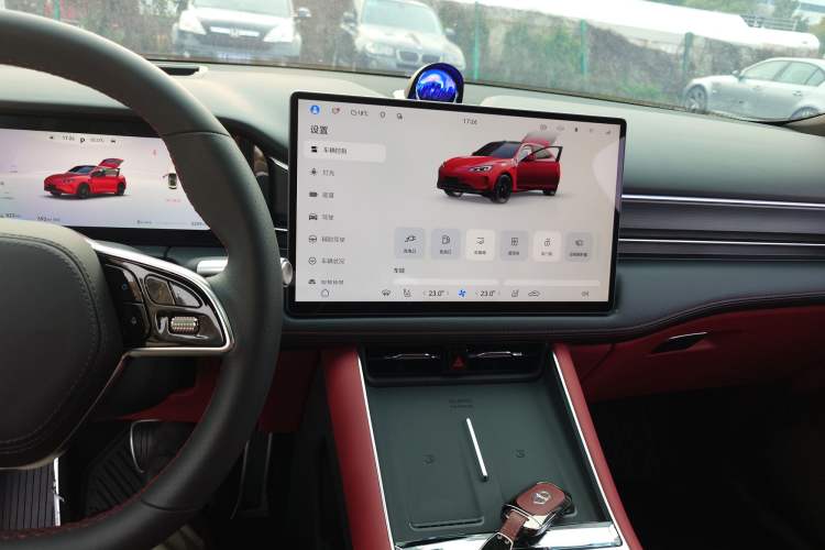 Used Hima AITO M5 2025 Extended-Range Ultra All-Wheel-Drive Version Audio And AC Panel