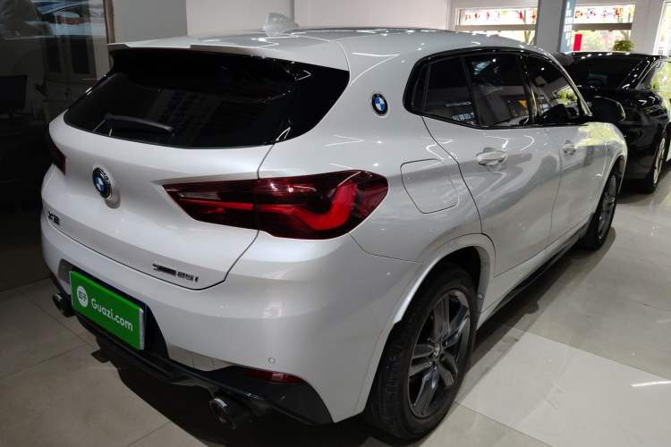 Used BMW X2 2021 sDrive25i Leading Model M Sport Package Rear Right 45 Deg