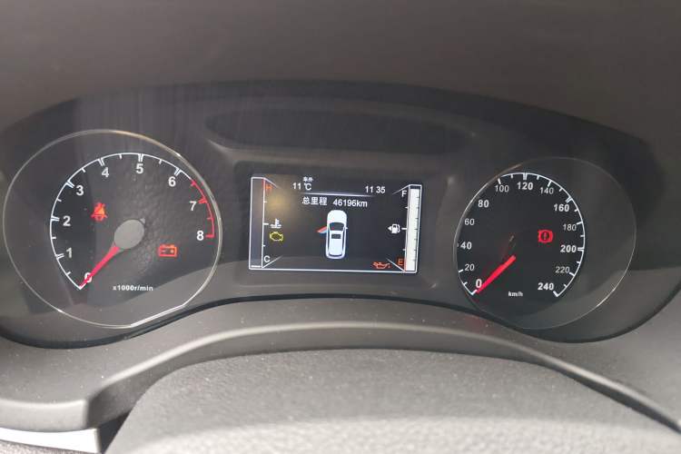 Used BYD Song 2016 Gaishi Edition 1.5TI Manual Leading Model Odometer Close Up