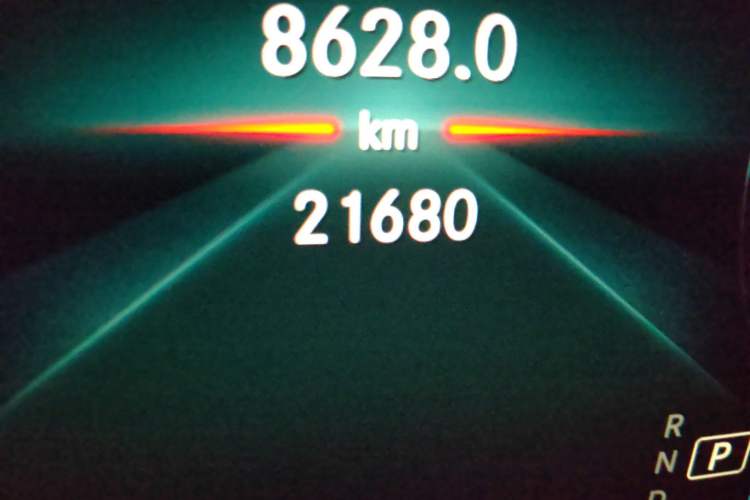 Used Mercedes-Benz C-Class 2021 C 260 L Sport Edition Star Collection Odometer Close Up