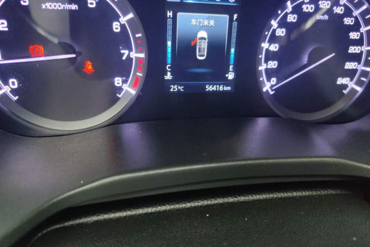 Used CHANGAN Ruicheng CC 2021 Blue Whale Edition 1.5T DCT Luxury Model Odometer Close Up