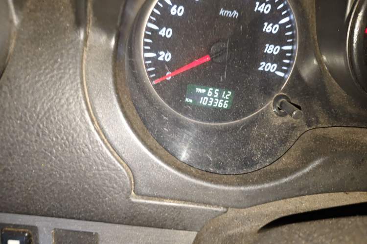 Used Jonway A380 2010 1.6L Manual 3-Door Standard Edition Odometer Close Up