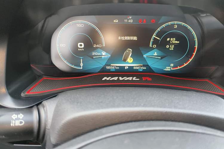 Used Haval F5 2019 National Trend Edition 1.5T i-Trend China V Standard Odometer Close Up