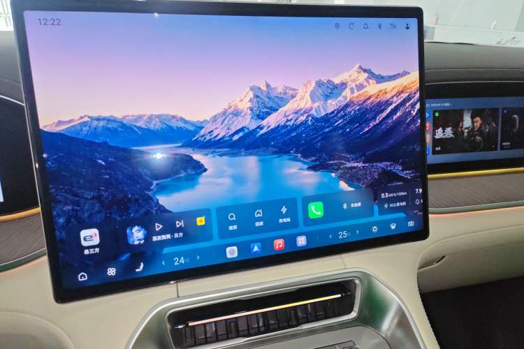 Used Denza N9 2025 Flagship Model Audio And AC Panel