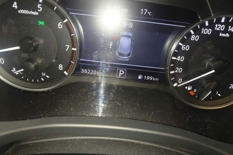 Used Infiniti QX50 2020 Revised Version 2.0T Two-Wheel Drive Fashion Edition Odometer Close Up