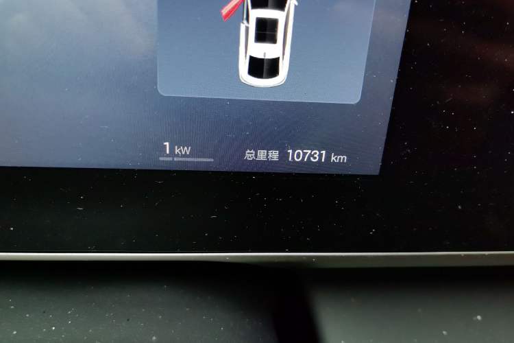 Used BYD Qin L 2025 DM-i Smart Drive 80KM Leading Model Odometer Close Up
