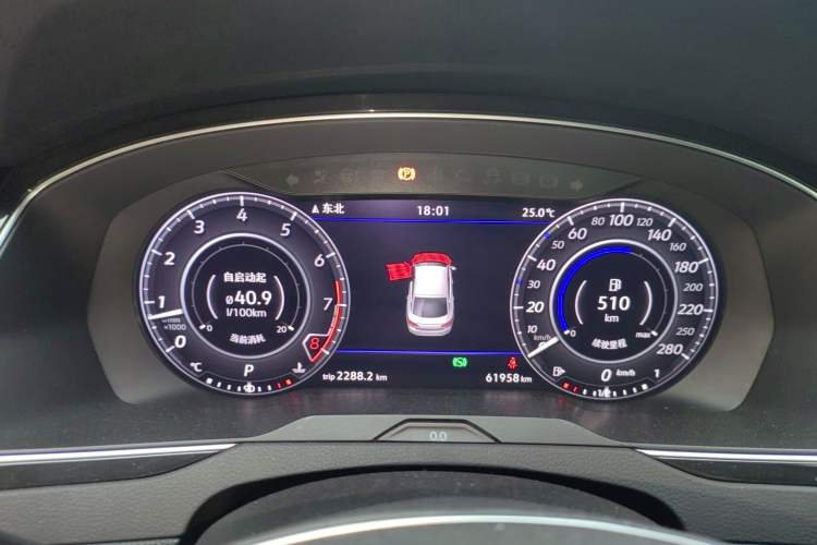 Used Volkswagen FAW-Volkswagen CC 2019 380TSI Yeyan Edition China VI Standard Instrument Cluster