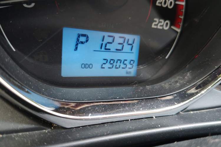 Used Toyota Vios FS 2021 1.5L CVT Fengchi Edition Odometer Close Up