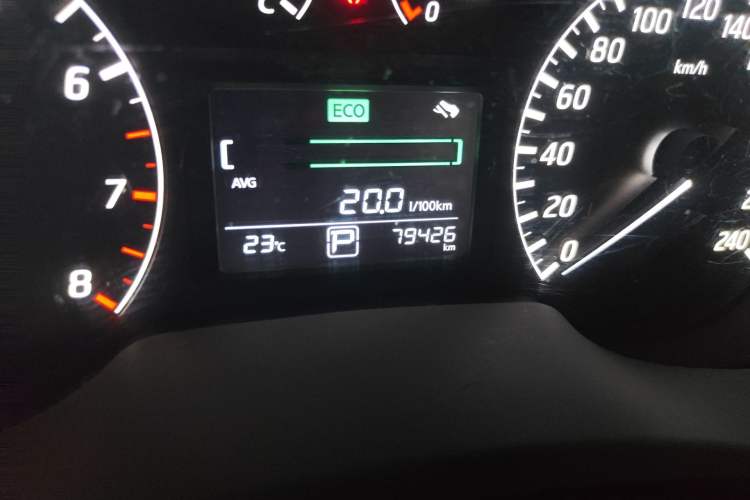 Used Nissan Sylphy 2012 1.6 XL CVT Luxury Edition Odometer Close Up