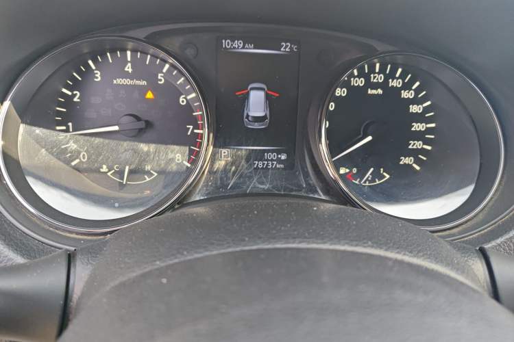 Used Nissan X-Trail 2017 2.0L CVT Comfort Edition 2WD Odometer Close Up