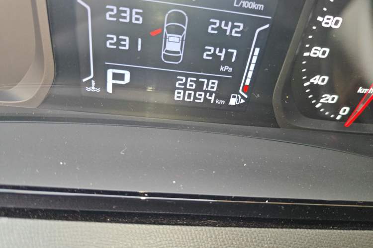 Used GAC Trumpchi GS3 2023 Yingsu 270T Jingqu Edition Odometer Close Up