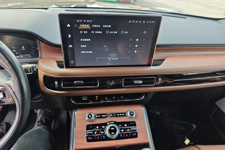 Used Lincoln Aviator 2020 3.0T V6 All-Wheel Drive Executive Version Audio And AC Panel