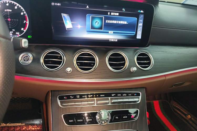 Used Mercedes-Benz E-Class 2019 Restyled E 300 L Sporty and Stylish Edition Audio And AC Panel