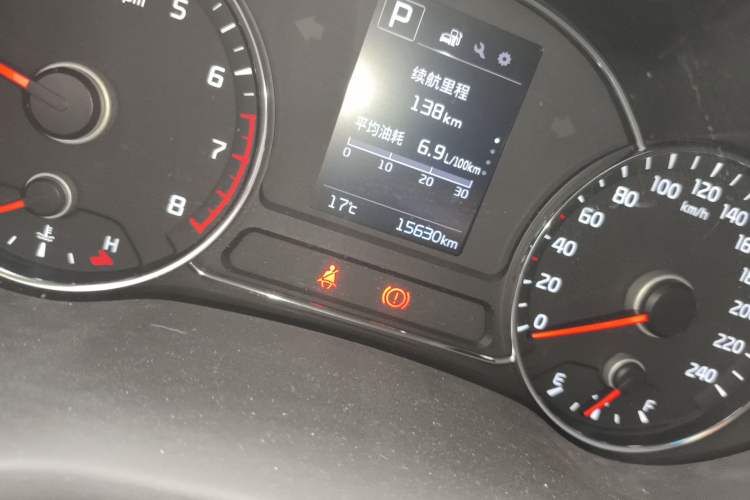 Used Kia K3 2016 1.6L Automatic GL Odometer Close Up
