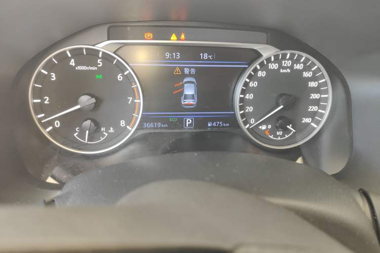 Used Nissan Teana 2020 Revised Version 2.0L XL Upper Smart Drive Edition Odometer Close Up