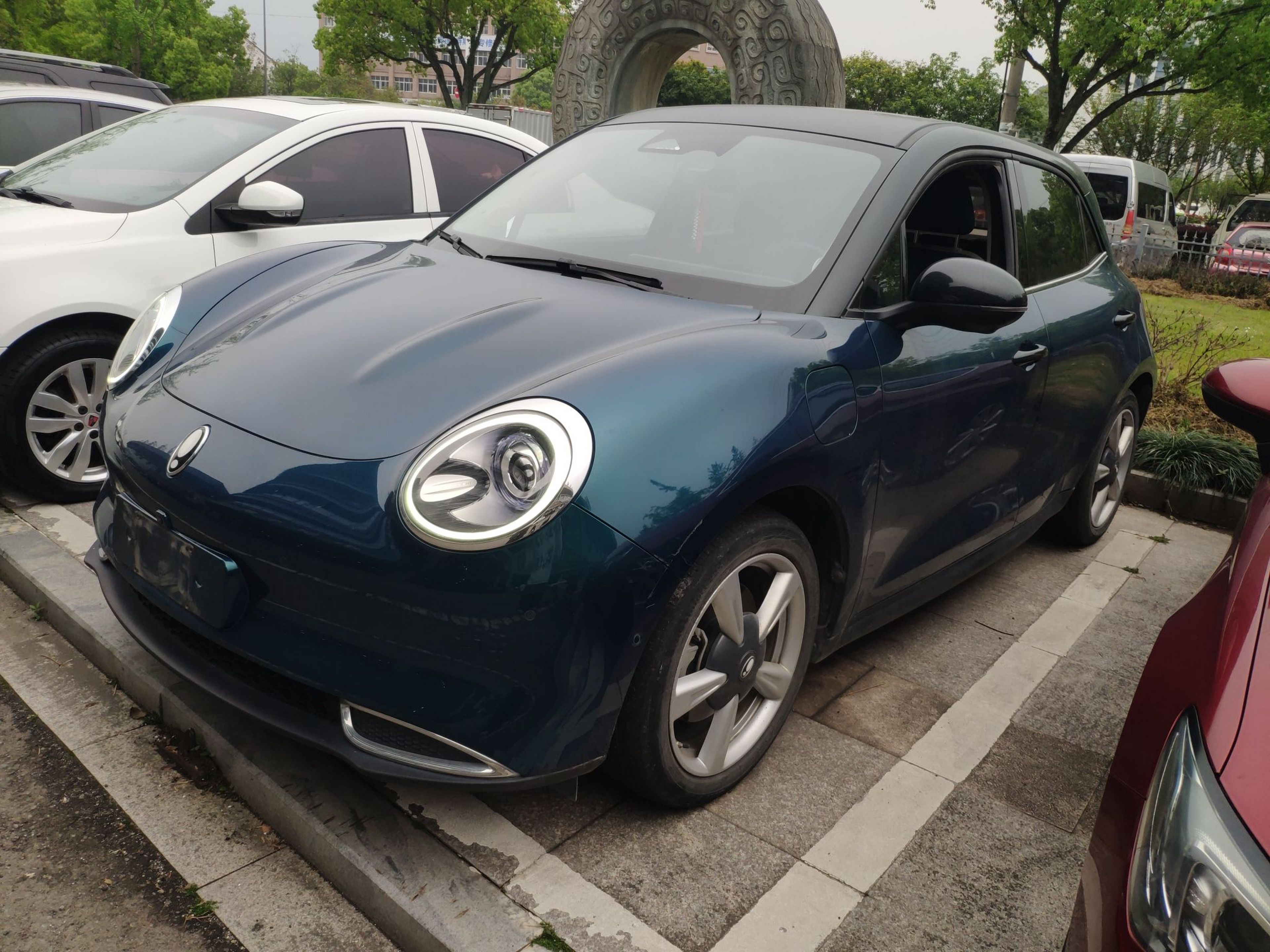 Parte inferior delantera