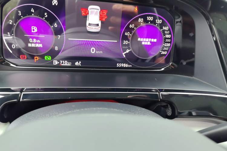 Used Volkswagen Teramont 2023 380TSI Four-Wheel Drive Prestige Luxury Edition Odometer Close Up